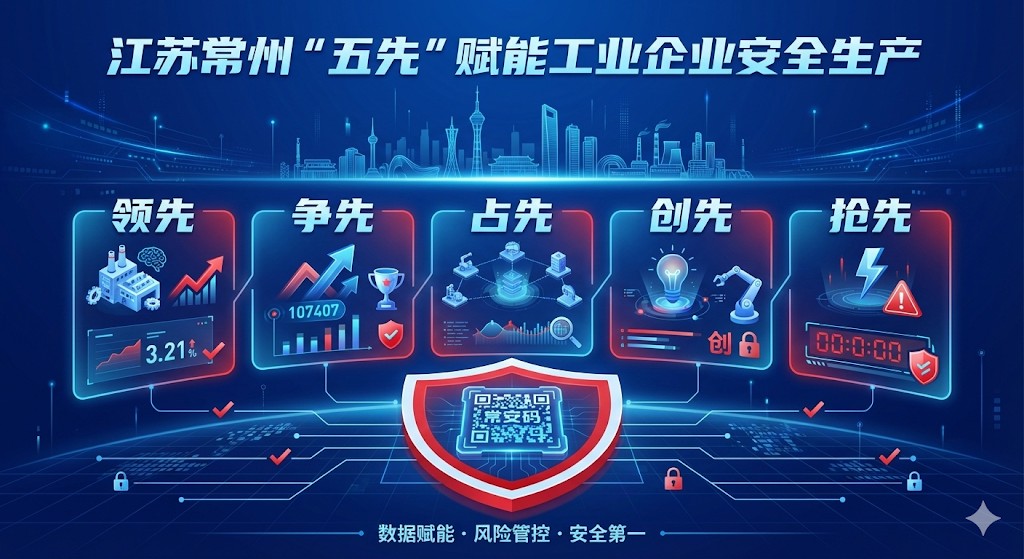 常州强化“五先” 推动工业企业安全生产风险报告工作