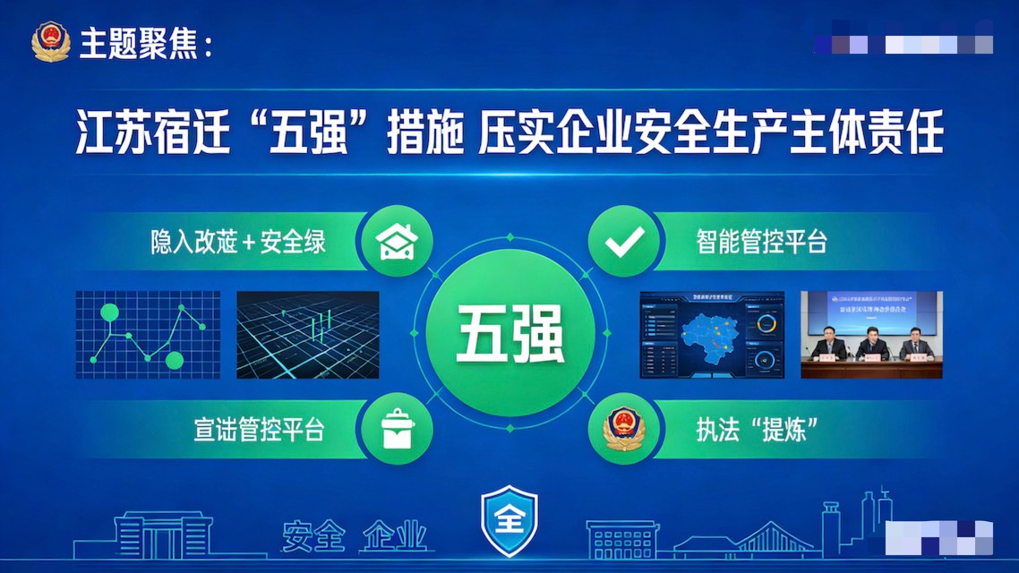 江苏宿迁落实“五强”措施压实企业安全生产主体责任