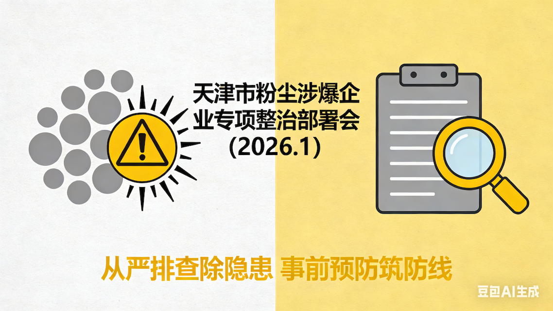 天津应急局深化整改，整治粉尘涉爆企业